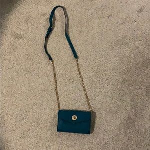Teal Crossbody Purse